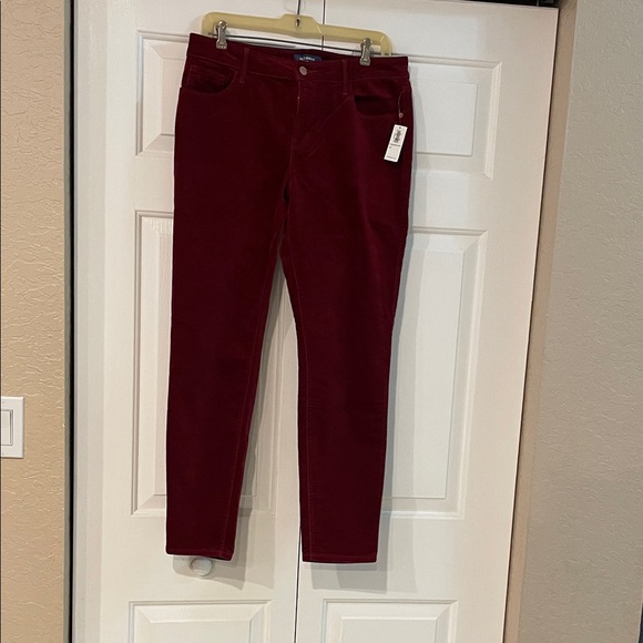 Old Navy Pants - Old Navy Rich Red Trousers